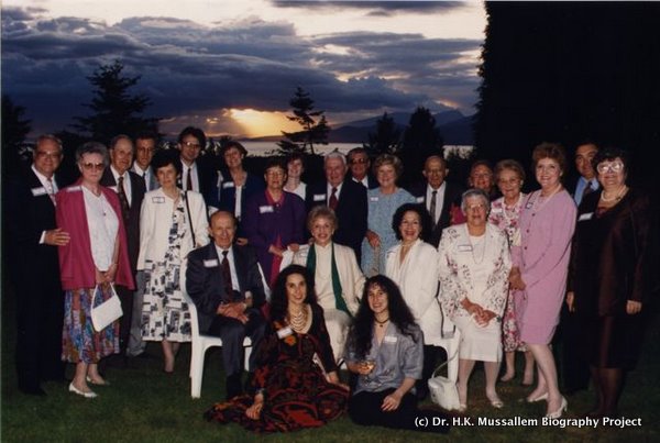 Family gathering to celebrate Convocation, University of B.C., 1994